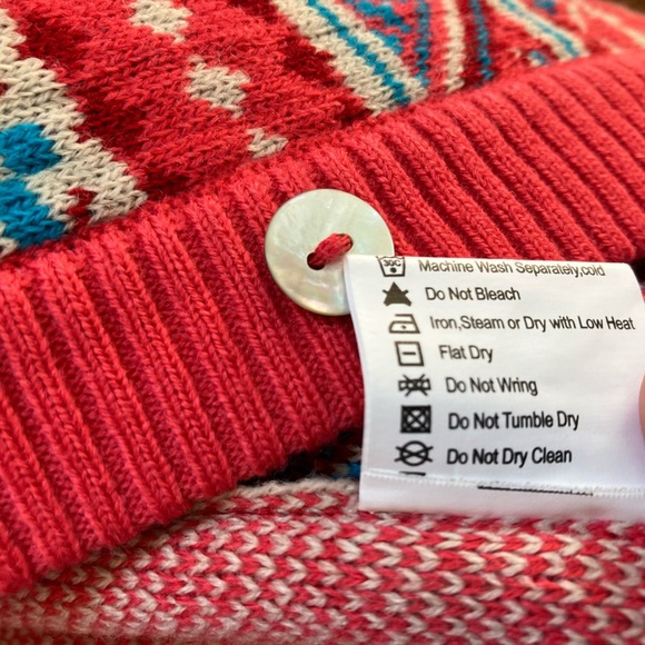 Geometric, patterns, hearts - Button up Cardigan - Women's Size XS - Picture 10 of 10